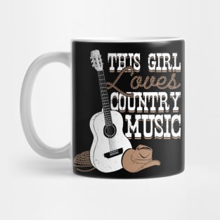 This Girl Loves Country Music Mug